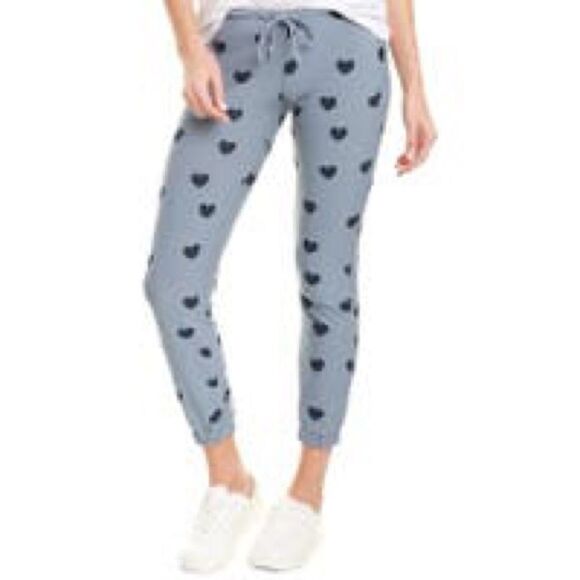 NWT Chaser Blue Hearts joggers C29 - Picture 1 of 8